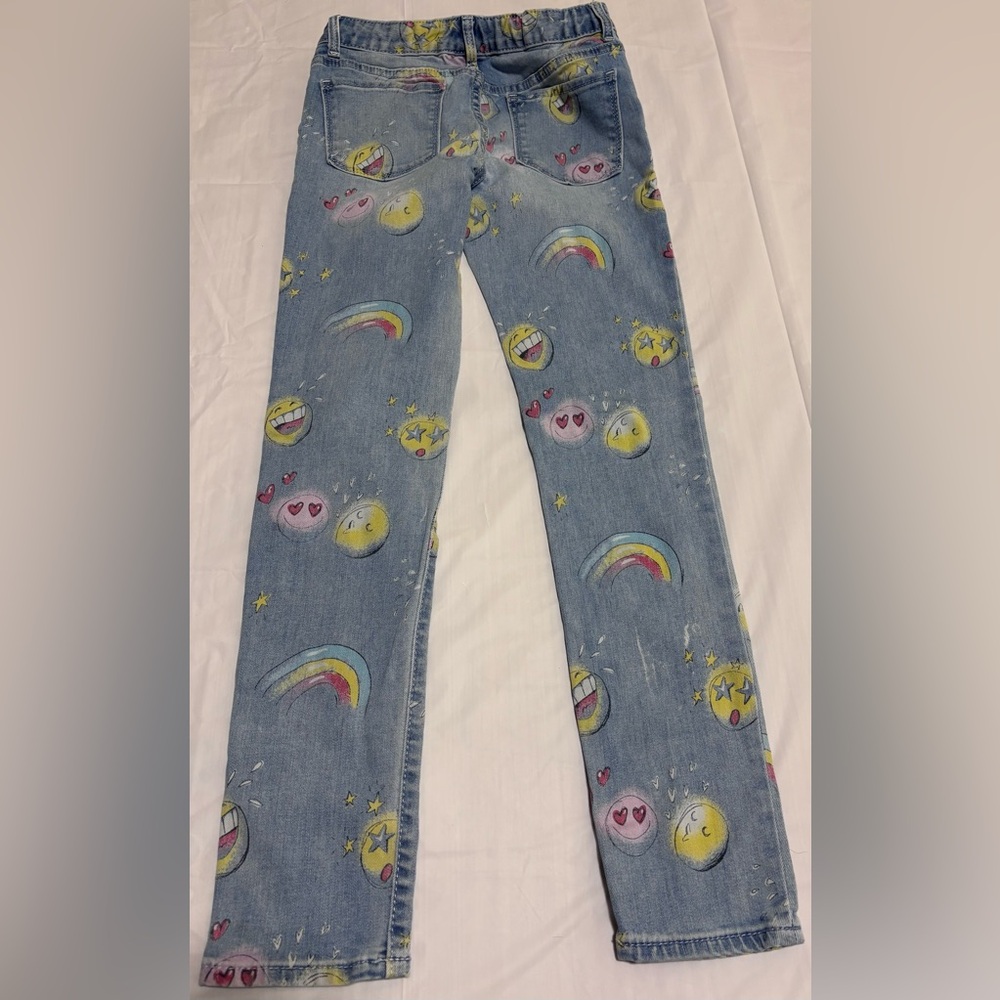 GAP Kids Light Blue Emoji Jeans